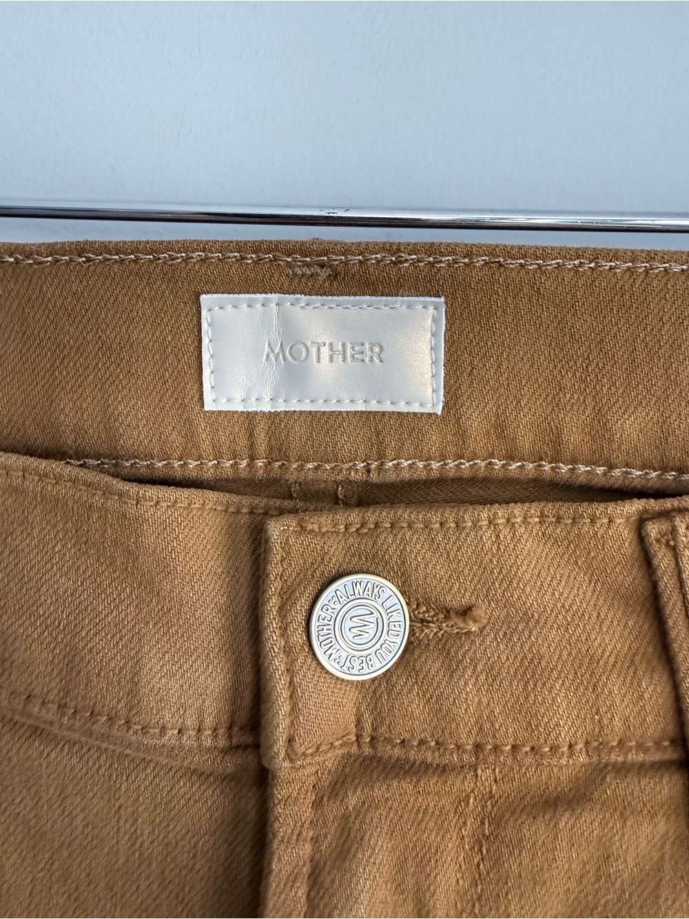 MOTHER Mid Rise Dazzler Ankle Fray Tapenade Brown Olive Jeans 27 NWOT - Picture 6 of 16
